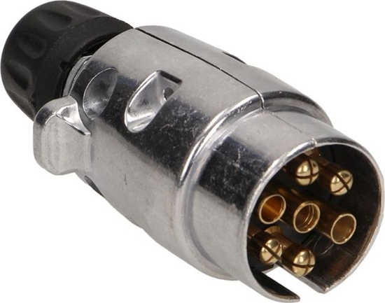 Изображение Orno Wtyczka przyczepy aluminiowa 7 pinów 12/24V OR-AE-1385 - OR-AE-1385