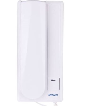 Изображение Orno Zestaw domofonowy jednorodzinny FOSSA biay/ srebny