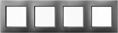 Изображение Ospel Aria Ramka poczwórna szary mat (R-4U/70)