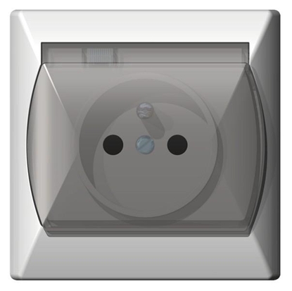 Picture of Ospel Gniazdko hermetyczne pojedyncze AKCENT GPH-1AZ/00/d be