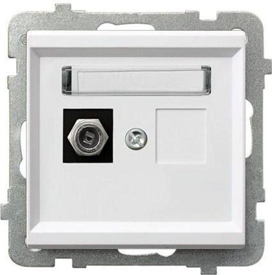 Picture of Ospel Gniazdo antenowe Sonata typu F pojedyncze (GPA-1RF/m/00)