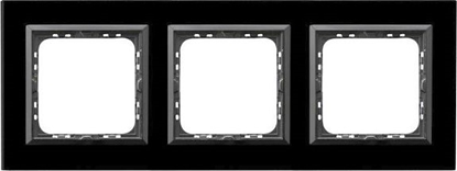 Picture of Ospel IMPRESJA Ramka potrójna czarne szko R-3YGC/32/25