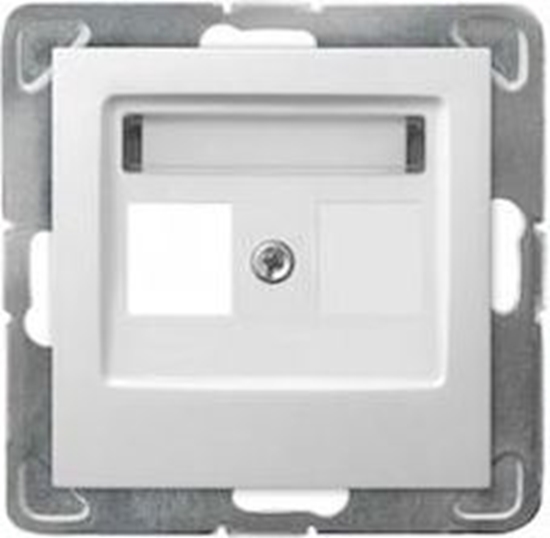 Изображение Ospel Obudowa gniazda teleinformatycznego pojedynczego IMPRESJA biaa (GPK-1Y/p/00)