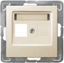 Attēls no Ospel Obudowa gniazda teleinformatycznego pojedynczego IMPRESJA ecru (GPK-1Y/p/27)
