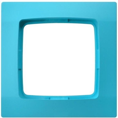 Изображение Ospel Ramka Karo pojedyncza satynowy turkus (R-1S/59)