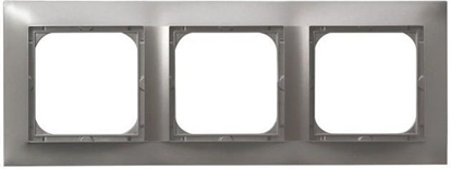 Picture of Ospel Ramka potrójna Impresja tytan (R-3Y/23)