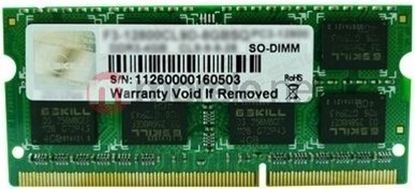 Picture of Pamięć do laptopa G.Skill SODIMM, DDR3, 8 GB, 1333 MHz, CL9 (F310666CL9S8GBSQ)