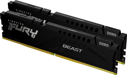 Изображение Pami Kingston Fury Beast, DDR5, 16 GB, 5200MHz, CL40 (KF552C40BBK2-16)