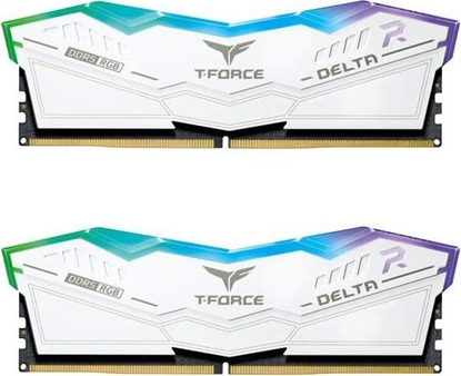 Attēls no Pamięć TeamGroup T-Force Delta RGB, DDR5, 32 GB, 6400MHz, CL40 (FF4D532G6400HC40BDC01)
