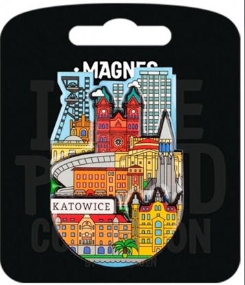 Attēls no Pan Dragon Magnes I love Poland Katowice ILP-MAG-C-KAT-05
