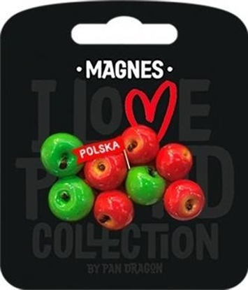 Attēls no Pan Dragon Magnes Polska jabłko - i love poland C