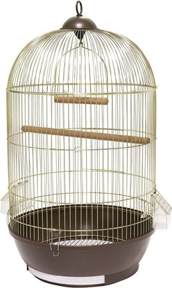 Изображение Panama Pet Klatka dla ptaków 40x40x70 cm zoto/brzowa