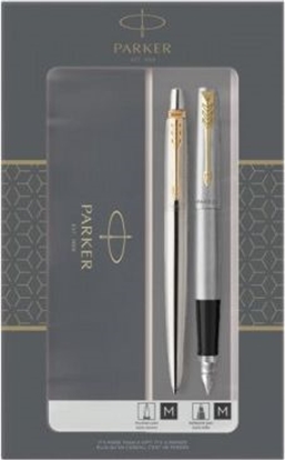 Picture of Parker ZESTAW DUGOPIS+PIÓRO WIECZNE JOTTER STAL GT 2093257