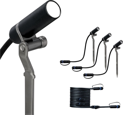 Picture of Paulmann Outdoor Plug & Shine Plantini zestaw do rozbudowy 3000K 3x2,5W