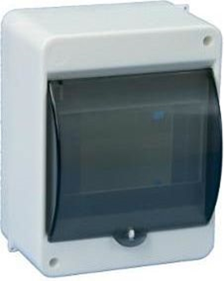 Picture of Pawbol Rozdzielnica moduowa 1x8 natynkowa z szybk dymn N+PE IP30 S-8 (C.2025)