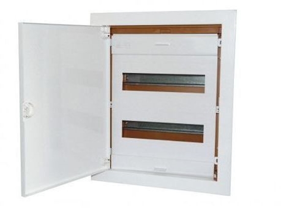 Picture of Pawbol Rozdzielnica moduowa 2x12 podtynkowa z metalowymi drzwiami IP40 N+PE (C.1524)