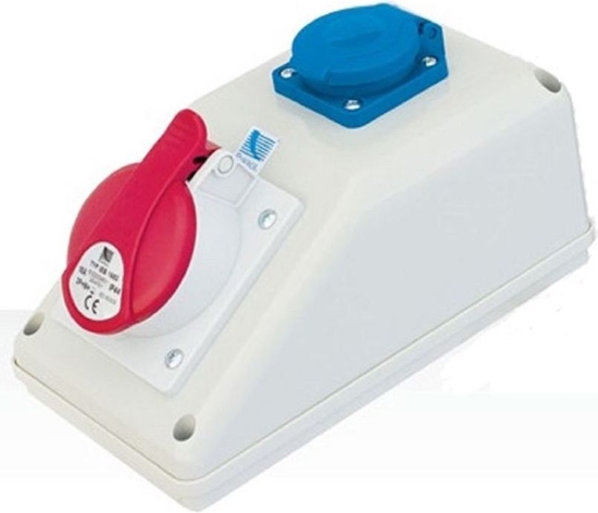 Picture of Pawbol Rozdzielnica stacjonarna R-BOX KOMPAKT 1x32A/5P 1x250V, wy. L/P (B.325LP)