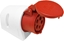 Изображение PCE Gniazdo stae 16A 5P 400V czerwone IP44 maa obudowa (115-6k)
