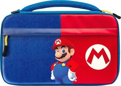 Attēls no PDP Commuter: Power Pose Mario Hardshell case Nintendo Blue, Red