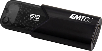 Picture of EMTEC USB-Stick 512GB B110  USB 3.2 Click Easy Black