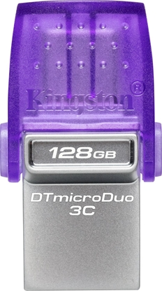 Attēls no Pendrive Kingston DataTraveler microDuo 3C Gen3, 128 GB  (DTDUO3CG3/128GB)
