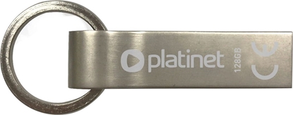Изображение Platinet USB Flash Drive 128GB, Micro UDP, USB 2.0, Waterproof, Metal, Silver, USB version (most popular type), Blister