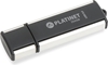 Picture of Platinet Dual USB-A & USB-C Flash Drive/Pen Drive 256GB, USB 3.0 (aka USB 3.1 Gen1), Black, Blister