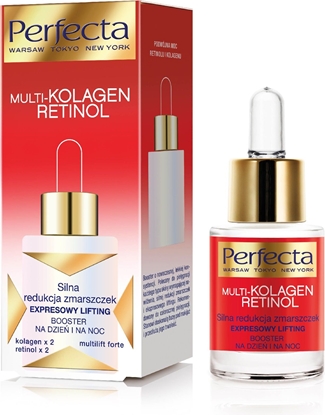 Изображение Perfecta Serum do twarzy Multi-Kolagen Retinol Booster redukujcy zmarszczki 15ml