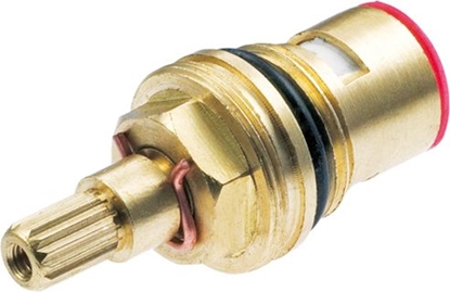 Attēls no Perfexim Gowica ceramiczna do baterii dwuuchwytowych czerwona 1/2" (35-302-0001-000)