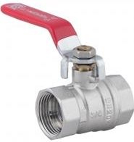 Picture of Kurek kulowy WW 2, PN16; Tmax+120°C, czerwona rczka