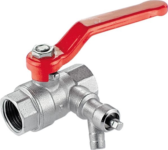 Picture of Perfexim Zawór kulowy z zaworem spustowym 3/2" (01-303-0400-000)