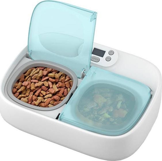 Picture of Petoneer Inteligentna dwukomorowa miska z wkadem chodzcym Two-Meal Feeder