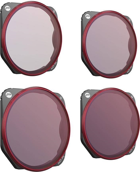Изображение PGYTECH Zestaw 4 filtrów ND-PL 8/16/32/64 PGYTECH do DJI Mavic 3 (P-26A-034)