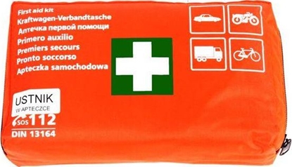 Attēls no PK-MOT Apteczka samochodowa pierwszej pomocy z ustnikiem DIN 13164