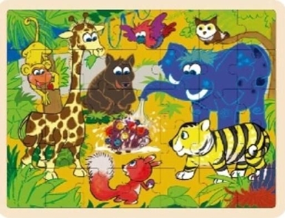 Picture of Playme Puzzle drewniane Dungla