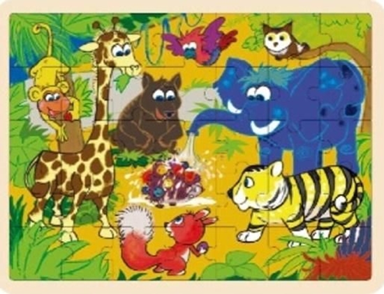 Picture of Playme Puzzle drewniane Dungla