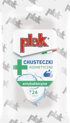 Picture of Plak Chusteczki kosmetyczne antybakteryjne 24 szt.