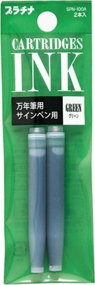 Picture of Platinum Naboje atramentowe PLATINUM, 2szt., zielone