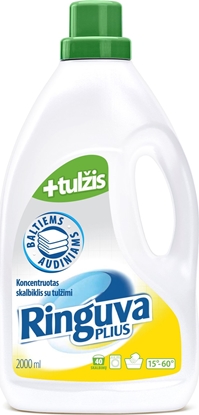 Picture of Pyn do pukania ringuva plius RINGUVA PLIUS skystas skalbiklis su tulimi baltiems audiniams 2 L