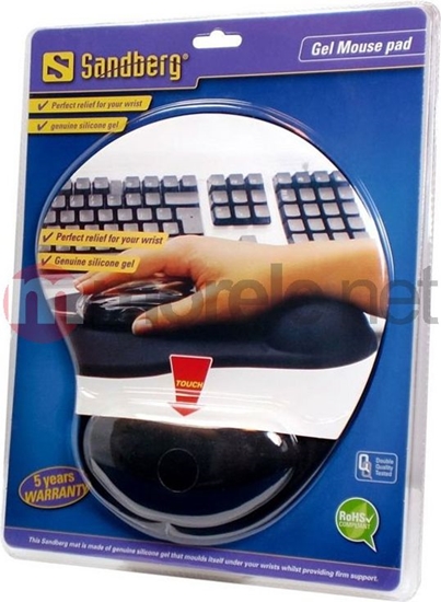 Picture of Podkadka Sandberg Gel Mousepad with Wrist Rest (520-23)