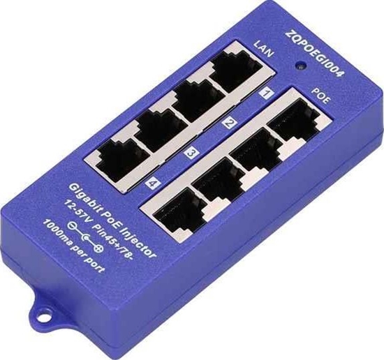 Picture of ExtraLink EXTRALINK 4 PORTOWY POE INJECTOR GIGABIT ETHERNET - EX.6358