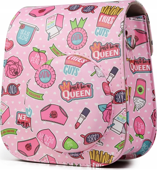 Picture of Pokrowiec LoveInstant Futera Etui Pokrowiec Do Fujifilm Instax Mini 11 - Frytki / Róowy