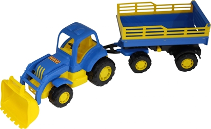 Attēls no Polesie "Osiłek" traktor z przyczepą Nr2 i łyżką (44808)