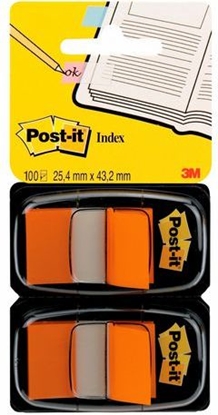 Picture of Post-it Zakadki indeksujce 680-O2EU standardowe dwupak, pomaraczowy, 2 sztuki (3M0953)