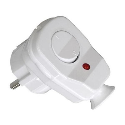 Attēls no Powstaniec Wtyczka ktowa AWA-K z wycznikiem i diod 16A 2P+Z biaa (1131-231-000-213)