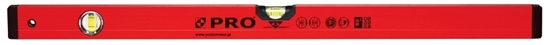 Изображение PRO Poziomica malowana ze wskanikiem poziomu i pionu 40cm 100-04