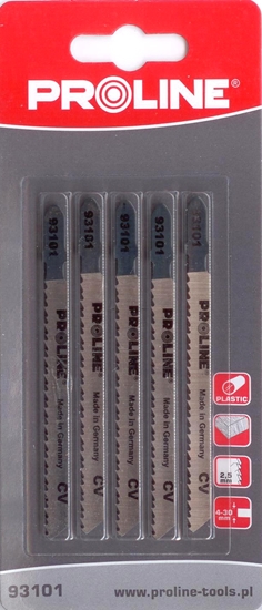 Изображение Pro-Line Brzeszczoty do wyrzynarki 5szt. 100mm 10TPI typ T - 93101