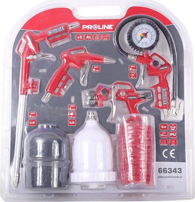 Picture of Pro-Line KOMPLET PISTOLETÓW PNEUMATYCZNYCH Z WEM 5 SZT, PROLINE, CE
