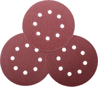 Picture of Pro-Line krki cierne na rzep z otworami 125mm, 5 sztuk, granulacja 150 (49145)