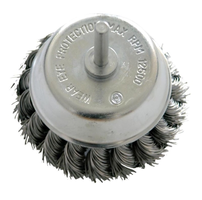 Attēls no Pro-Line Szczotka doczoowa z drutu skrcanego z trzpieniem 75mm - 32457